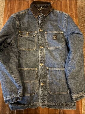 **RARE!**NWOT LC King Workwear Denim Barn Coat size Medium Tall